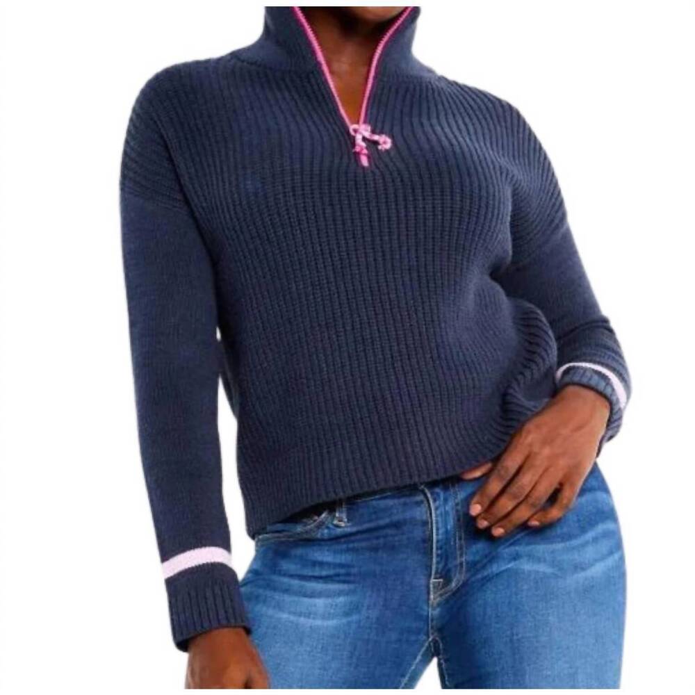 NEW LISA TODD high life sweater in ink